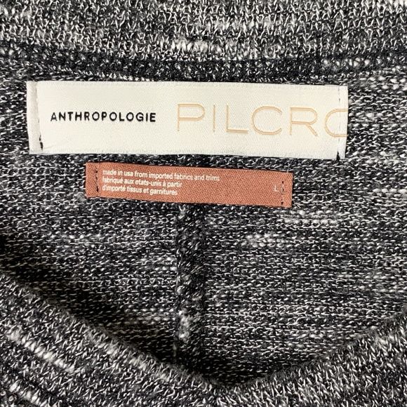Pilcro Anthropologie Pullover Sweater Women L Heather V-Neck Long Sleeve - Picture 5 of 13